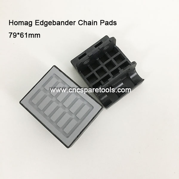 79x61mm Conveyor Chain Pads Track Pads for Homag Edgebanding Machines