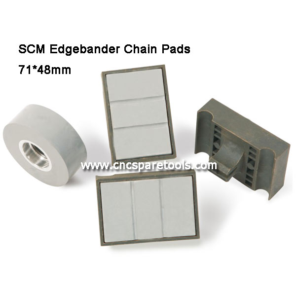 71x48mm SCM Edgebander Track Pads Edgebanding Machine Chain Pads for SCM  