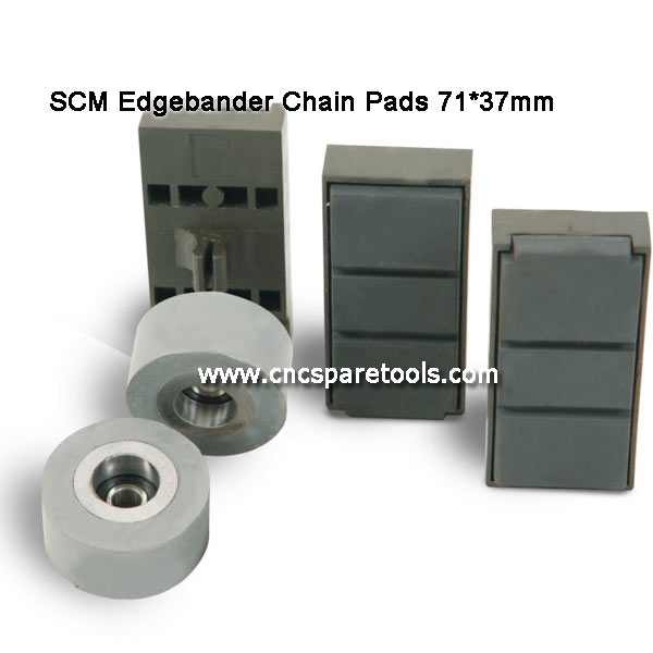 71x37mm SCM Edgebander Chain Pads Conveyance Track Pads for SCM 