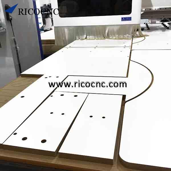 MDF nesting with CNC router cutters
