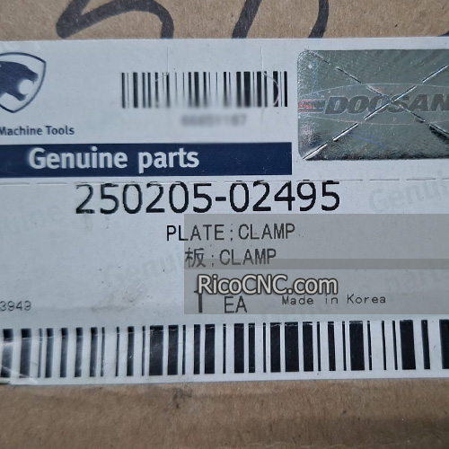 250205-02495 PLATE CLAMP for Doosan CNC Machine