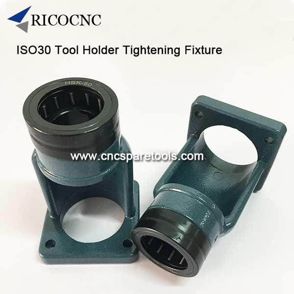 ISO30 Tighten Fixture HSK50 Tool Holder Locking Stand for CNC Router