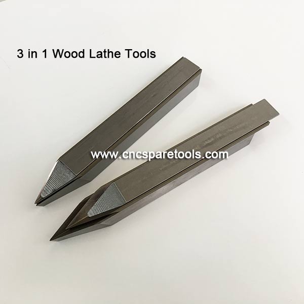 3 in 1 Wood Lathe Tools Woodturning Lathe Knives for Wood Lathing