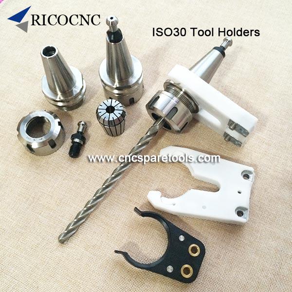 ISO30 Tool Holders CNC Collect Chucks for HSD Spindle ATC CNC Routers