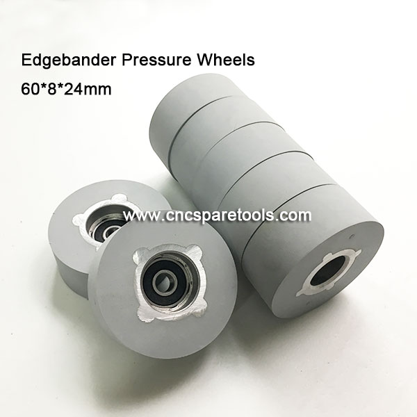 60x8x24mm Edgebander Pressure Roller Wheels for Edge Banding Machine