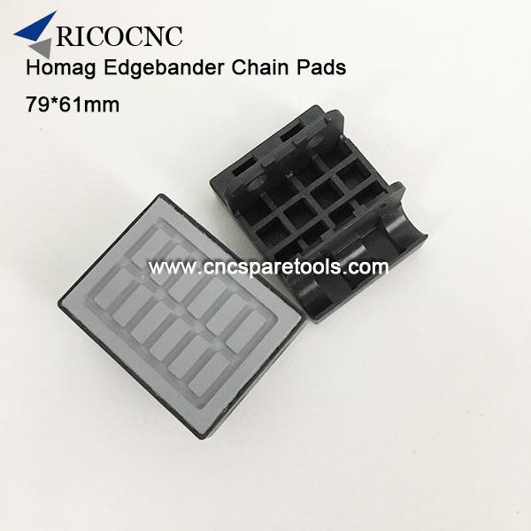 79x61mm Conveyor Chain Pads Track Pads for Homag Edgebanding Machines