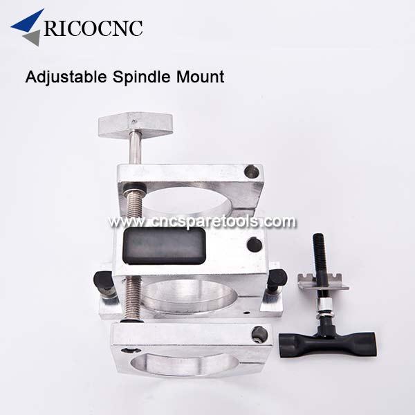 Adjustable Spindle Mount Bracket Spindle Tool Clamp for CNC Router Spindle Motor