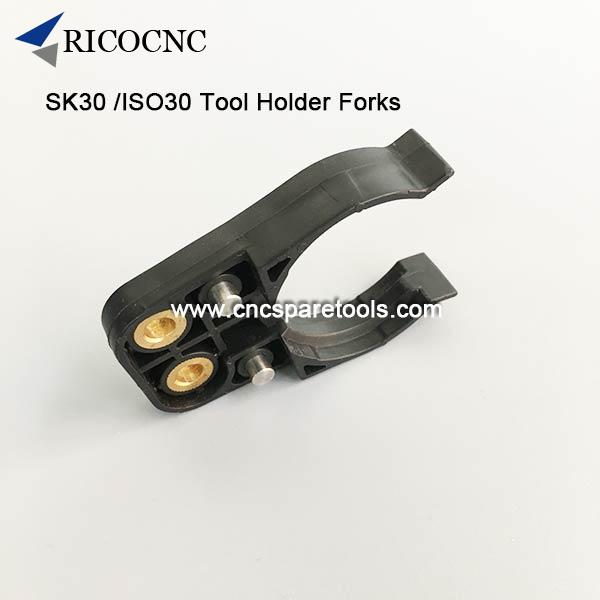 Black ISO30 Tool Clips DIN69871 SK30 Tool Grippers for ATC HSD Spindle