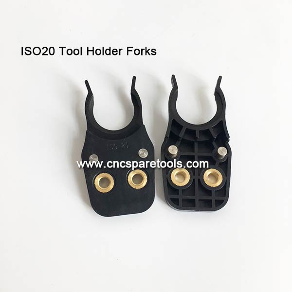 Black ISO20 Tool Holder Forks CNC Tool Clips for ISO20 Tool Changers