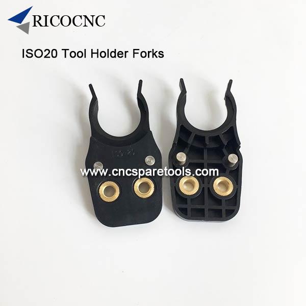 Black ISO20 Tool Holder Forks CNC Tool Clips for ISO20 Tool Changers