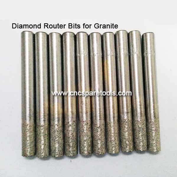 Sintered Diamond Router Bits for Granite Carving Hard Stone Cutting Bits