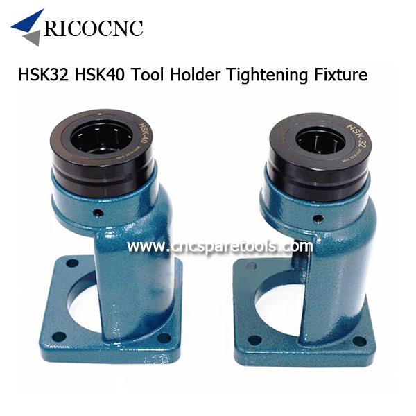 HSK32 Toolholder Lock Seat HSK40 Tool Holder Tightening Fixture Stand for CNC Router 