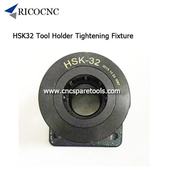 HSK32 Toolholder Lock Seat HSK40 Tool Holder Tightening Fixture Stand for CNC Router 