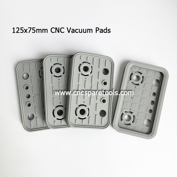 125x75x17mm CNC Vacuum Pad Cover Vacuum Cups and Pods Rubber Replacement Plates for CNC Routers