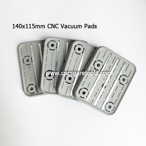 140x115x17mm CNC Bottom Vacuum Pods Gasket with Rails for Homag Schmalz Suction Cups