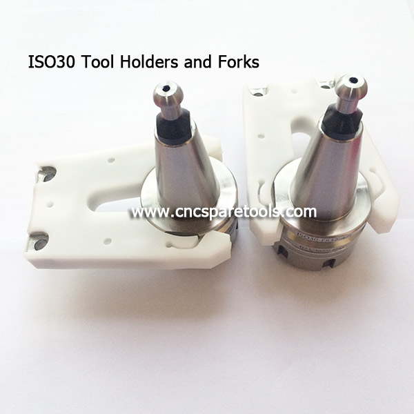 White ISO30 Tool Forks CNC ISO30 ER Tool Holders Collect Chucks for CNC Router