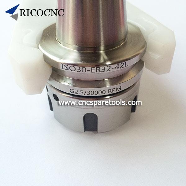 White ISO30 Tool Forks CNC ISO30 ER Tool Holders Collect Chucks for CNC Router