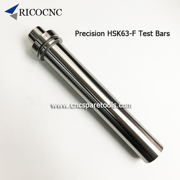 HSK63-F Tool Holder Test Bars Calibration Arbor Rod for Spindle Runout Testing