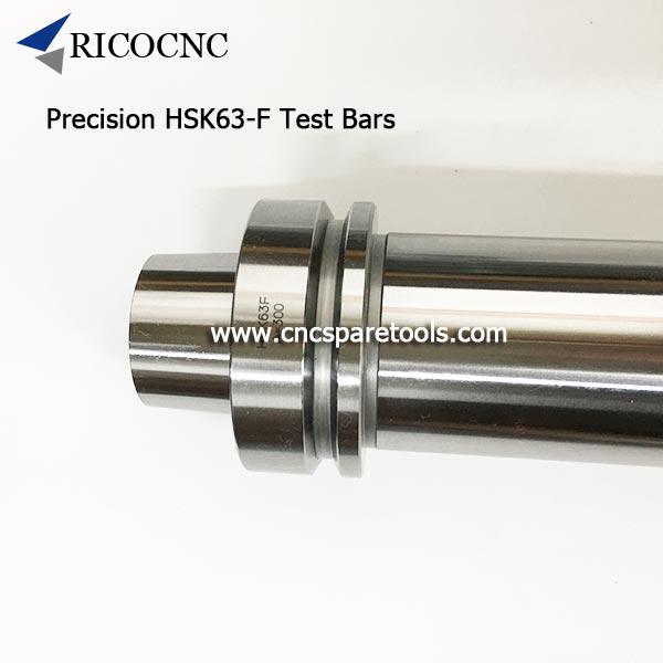 HSK63-F Tool Holder Test Bars Calibration Arbor Rod for Spindle Runout Testing