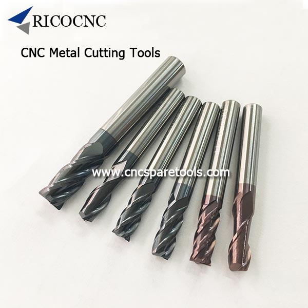 CNC Router Bits-10pcs Titanium Coated End Mill Cemented Carbide CNC Milling Cutters Tools 1.0-3.0mm