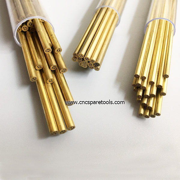 EDM Brass Pipe Multi Hole Electrode Tubes for Small Hole Popping EDM Machine