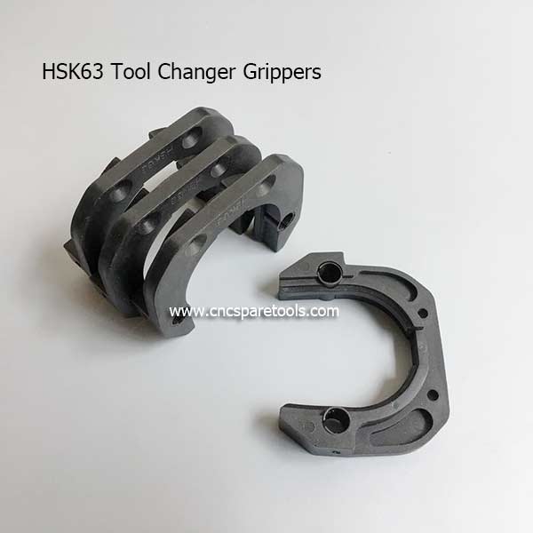 Black HSK63 Tool Cradles Plastic HSK Tool Forks ATC Grippers