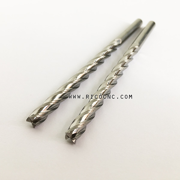Four Flutes Upcut Spiral Solid Carbide Router Bits for Woodworking