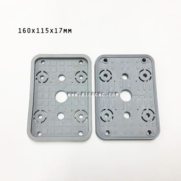 160x115x17mm Vacuum Suction Pad Pod Covers Top Vacuum Plate for CNC Router