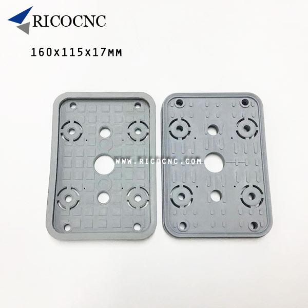 160x115x17mm Vacuum Suction Pad Pod Covers Top Vacuum Plate for CNC Router