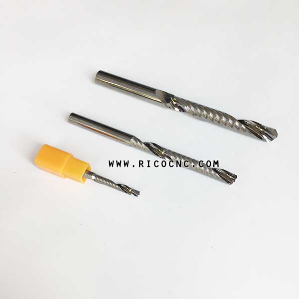 Acrylic Carving Tools Plexiglass Cutting Bits Single Flute CNC Router Bits