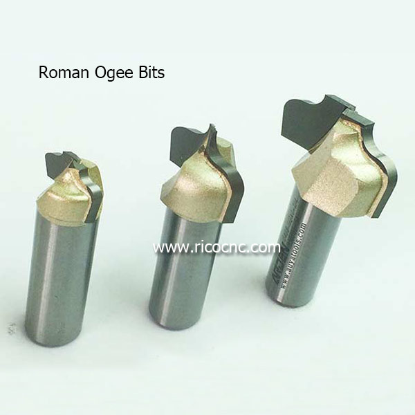 Roman Ogee Router Bits S Shaped Cutters for CNC Router 