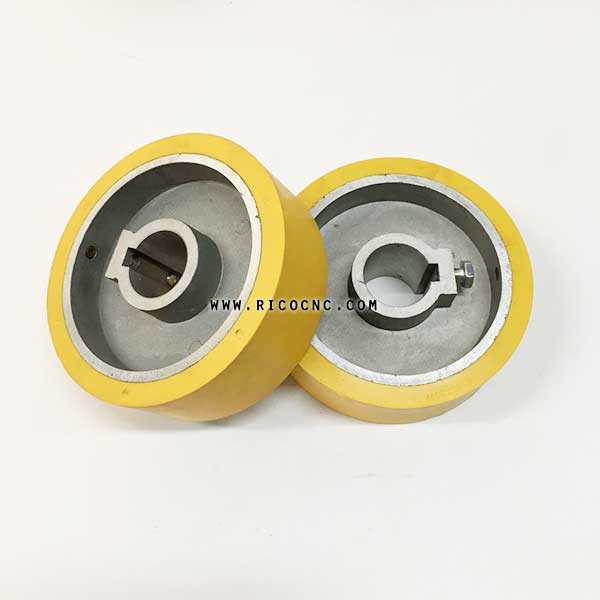 Rubber Power Feeder Roller Wheels for Woodworking Planer Moulders