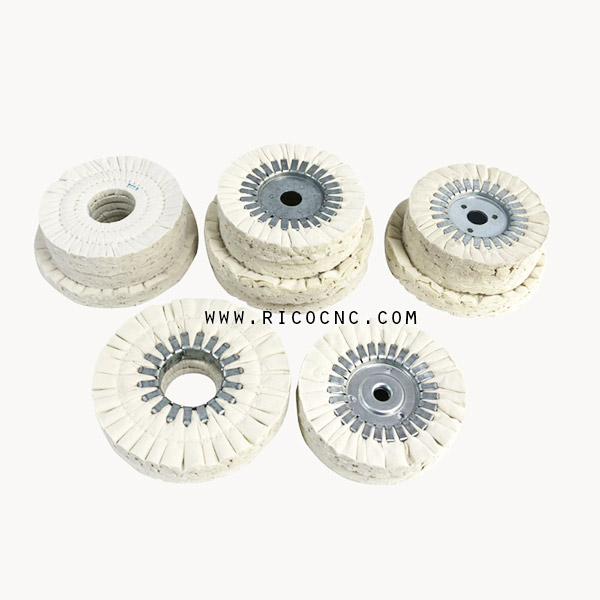 Edgebander Polishing Wheels Cloth Buffing Pads for Edge Banding Machines