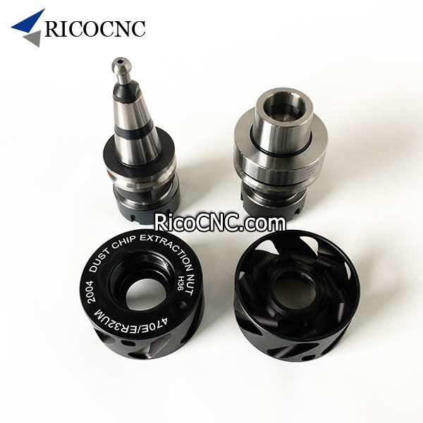 Dust Chip Extraction Nut Cyclone Dust Twister Nut for CNC Router