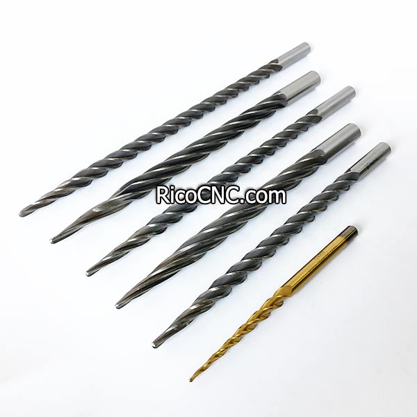 Ball End Tapered Foam Cutting Tool Conical Taper Milling Bits for EPS Foam Carving