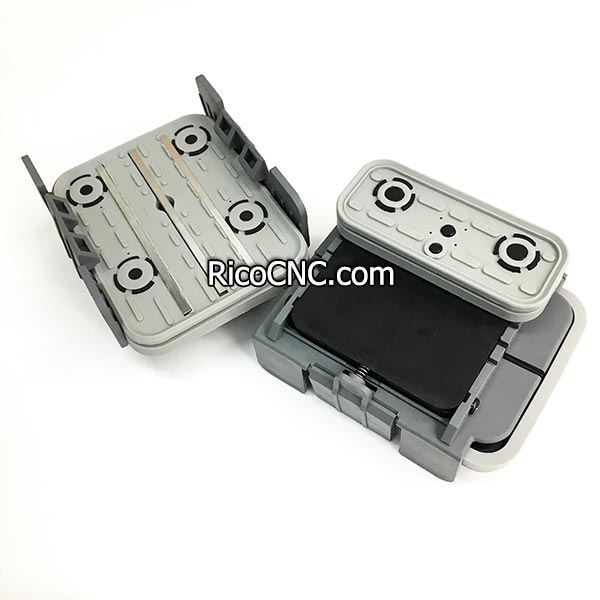 VCBL-K1 120x50x50 L Vacuum Suction Block for Schmalz 1-circuit Console CNC 10.01.12.00769