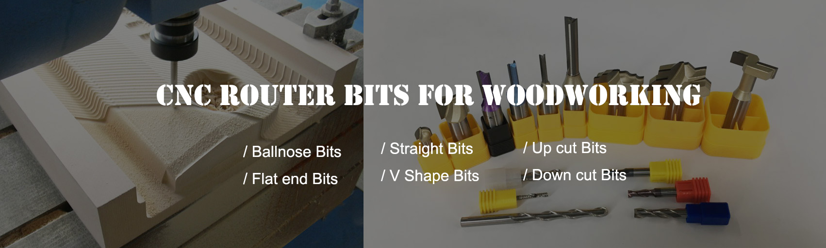 Woodwrking cnc router bits