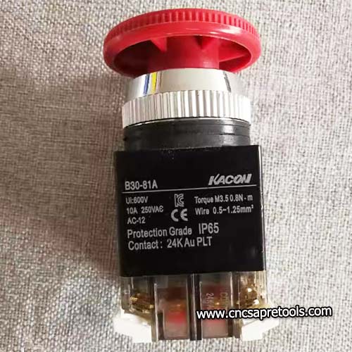 KACON B30-81A Emergency Stop Switch for Doosan CNC Machine
